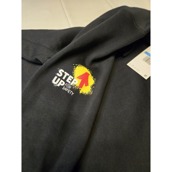 NWT Nike Sportswear Club Fleece Hoodie Mens Medium Black Pullover Logo *SEE PICS - Picture 5 of 7